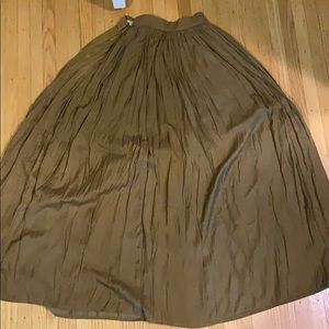 FRNCH olive maxi skirt